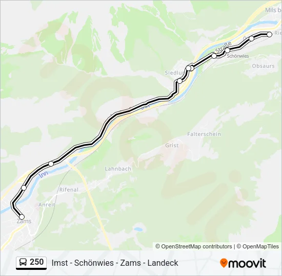250  Line Map