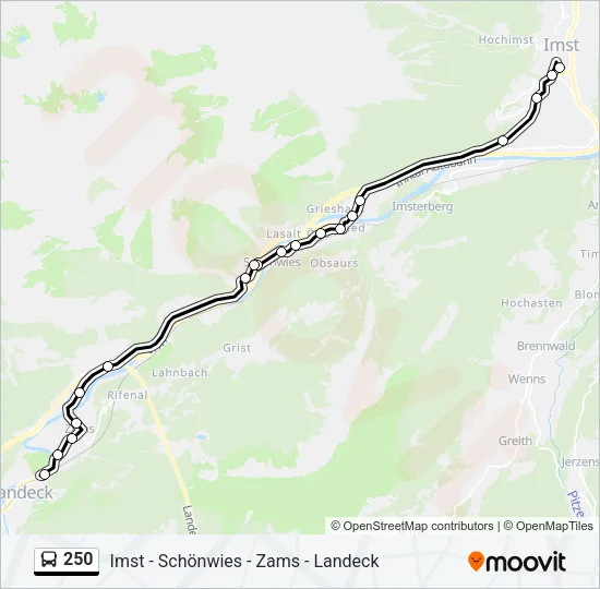 250  Line Map