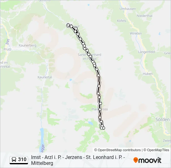 310  Line Map