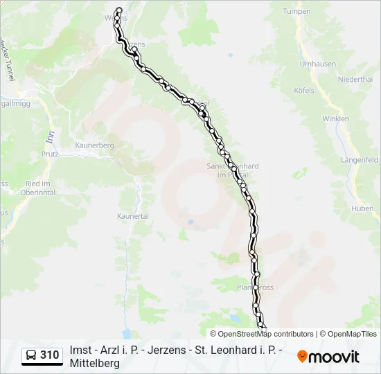 310  Line Map