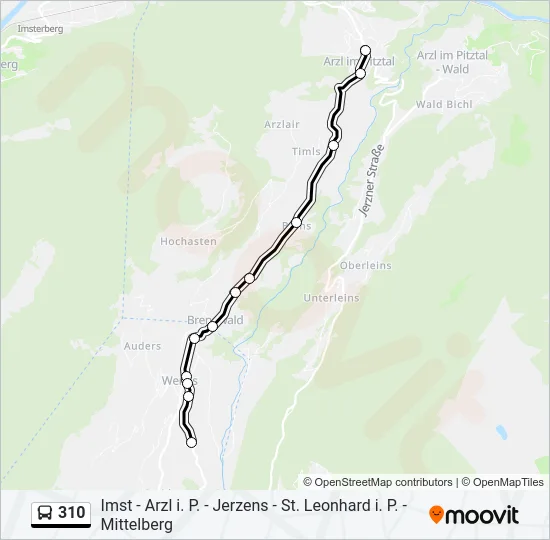 310  Line Map