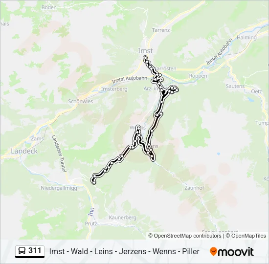 311  Line Map
