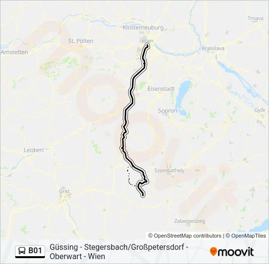 B01 Bus Line Map