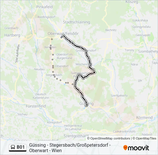B01 Bus Line Map