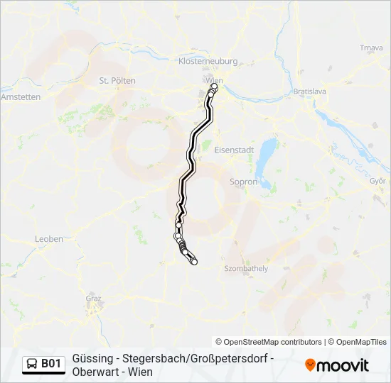 B01 Bus Line Map