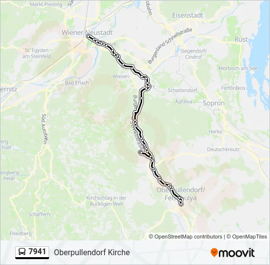 7941 Bus Line Map