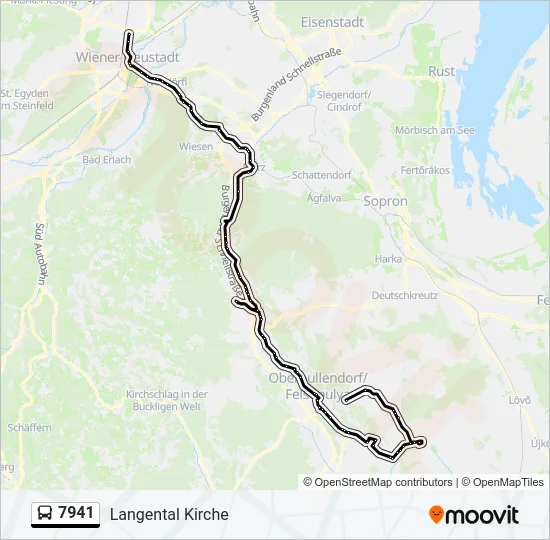 7941 Bus Line Map