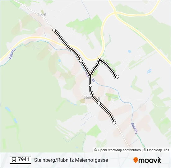 7941 Bus Line Map
