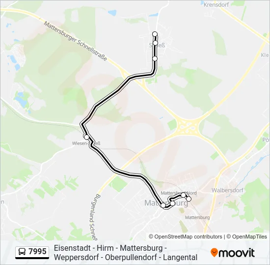 7995 Bus Line Map