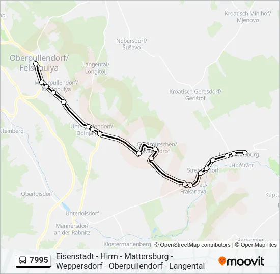 7995 Bus Line Map