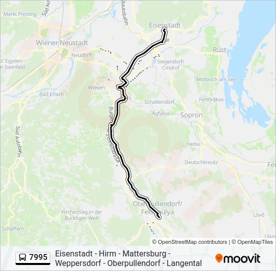 7995 Bus Line Map