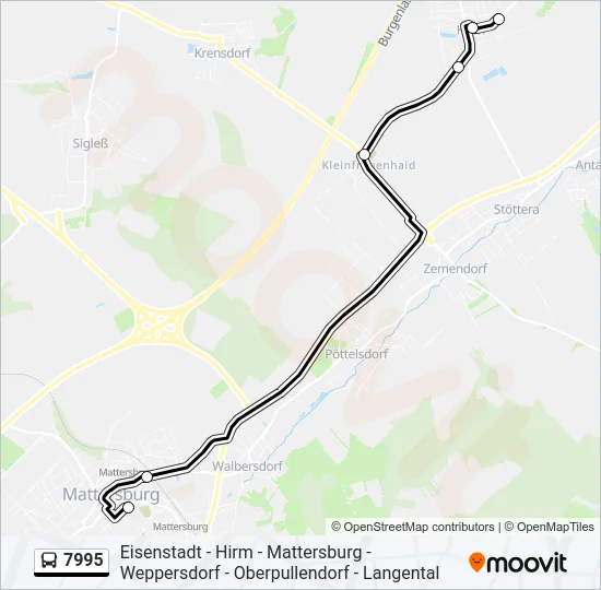 7995 Bus Line Map