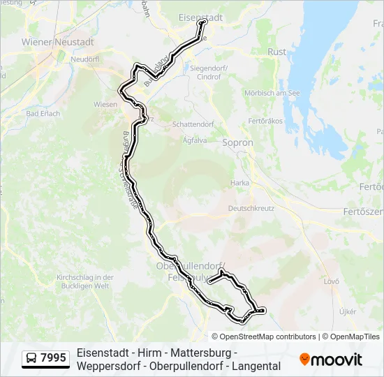 7995 Bus Line Map