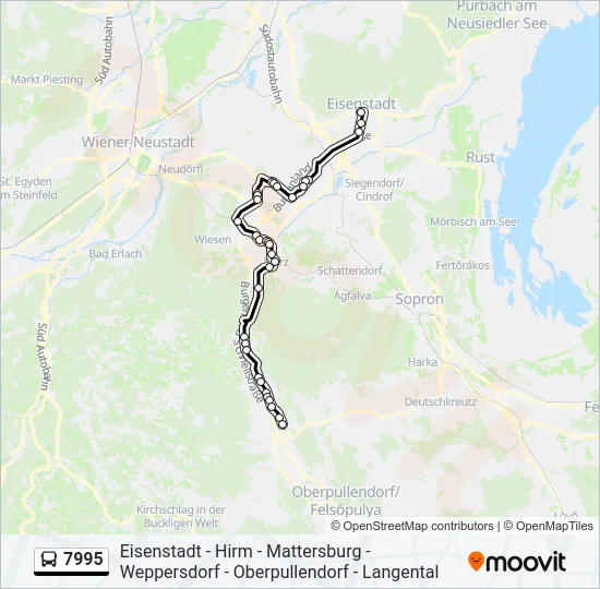 7995 Bus Line Map