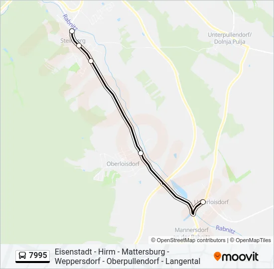 7995 Bus Line Map