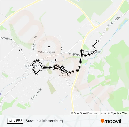 7997 Bus Line Map