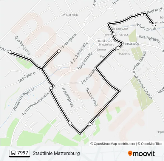 7997 Bus Line Map