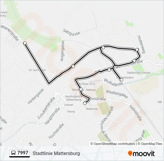 7997 Bus Line Map