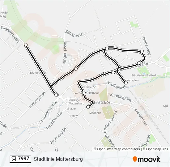 7997 Bus Line Map