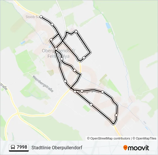 7998 Bus Line Map