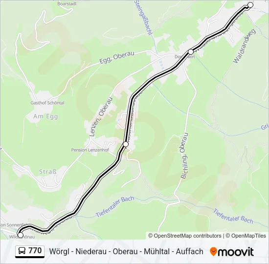 770 Bus Line Map