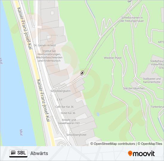 SBL Funicular Line Map