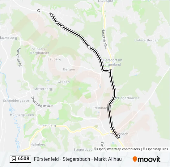 6508 Bus Line Map
