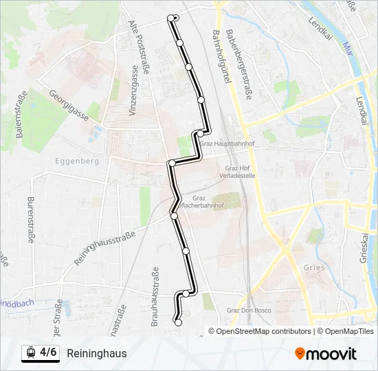 4/6 Light Rail Line Map