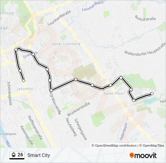 26 Light Rail Line Map