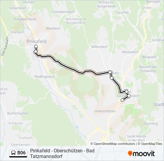 B06 bus Line Map