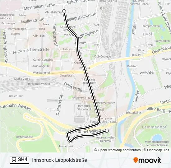 SH4 Bus Line Map