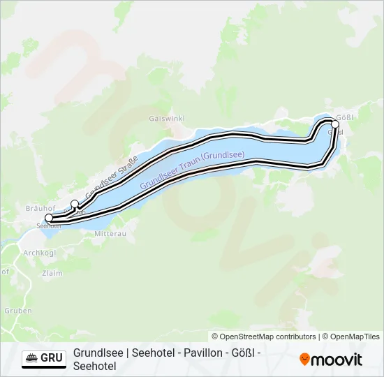 GRU Ferry Line Map