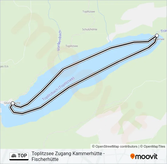 TOP Ferry Line Map