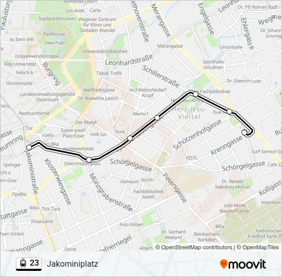 23 Light Rail Line Map