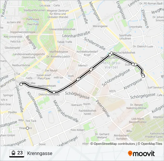 23 Light Rail Line Map