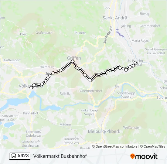 5423  Line Map