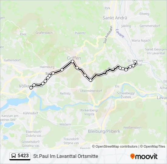 5423  Line Map