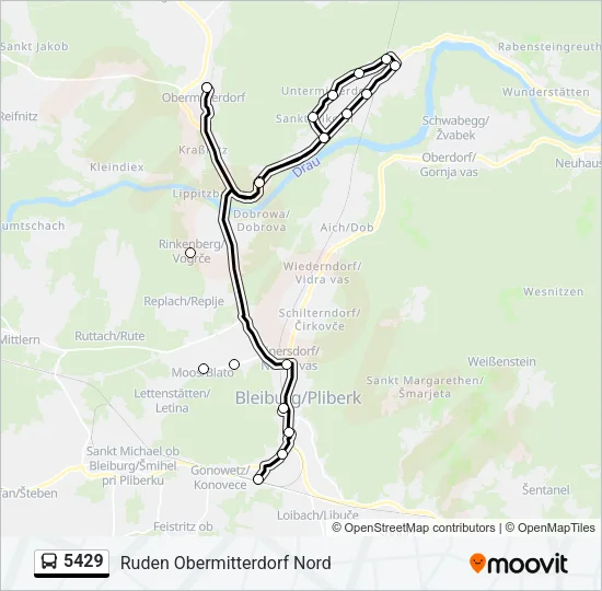 5429  Line Map