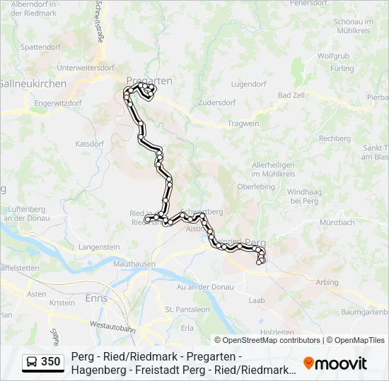 350 Bus Line Map