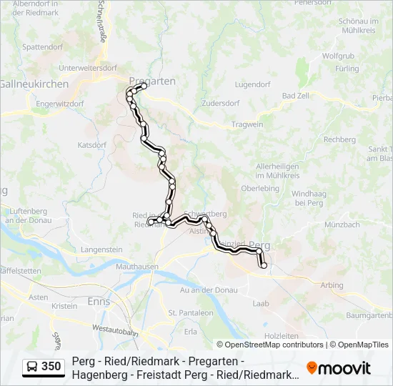 350 Bus Line Map
