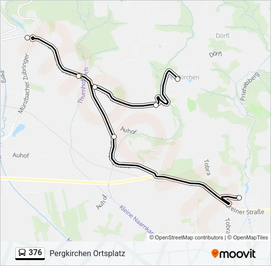 376 Bus Line Map