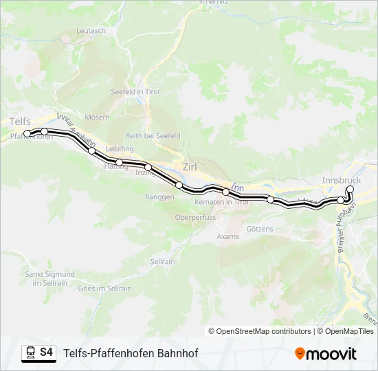 S4 Train Line Map