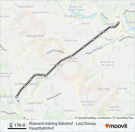 170-O Train Line Map