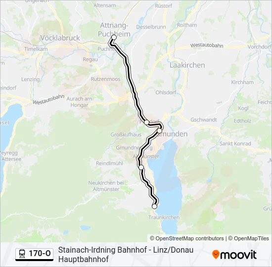170-O Train Line Map