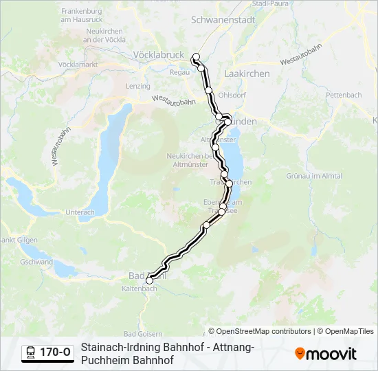 170-O Train Line Map