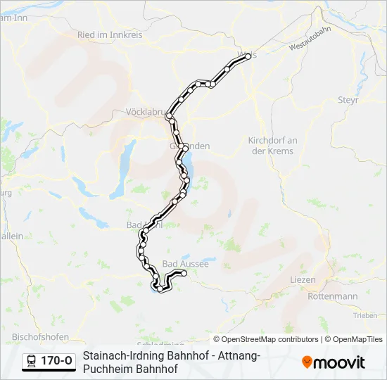170-O Train Line Map