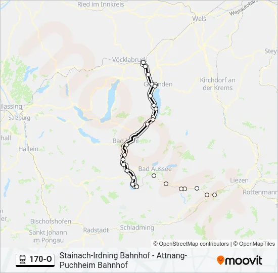 170-O Train Line Map
