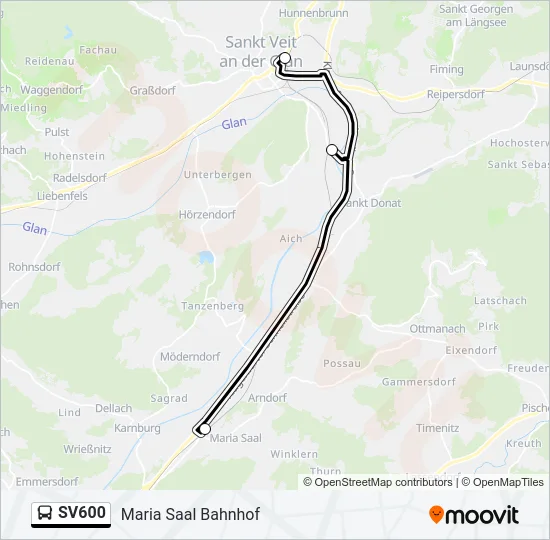 SV600  Line Map