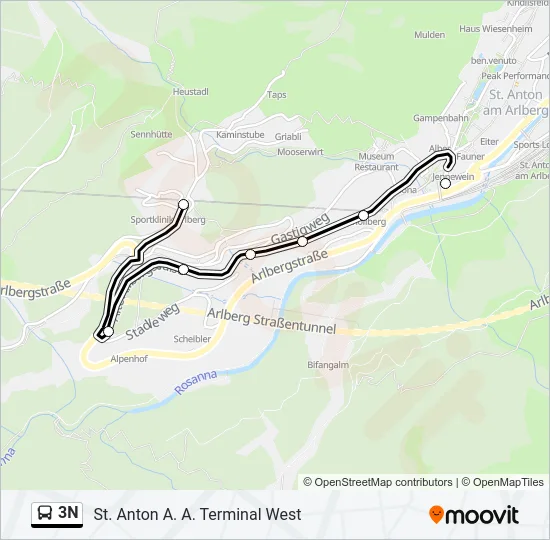 3N  Line Map