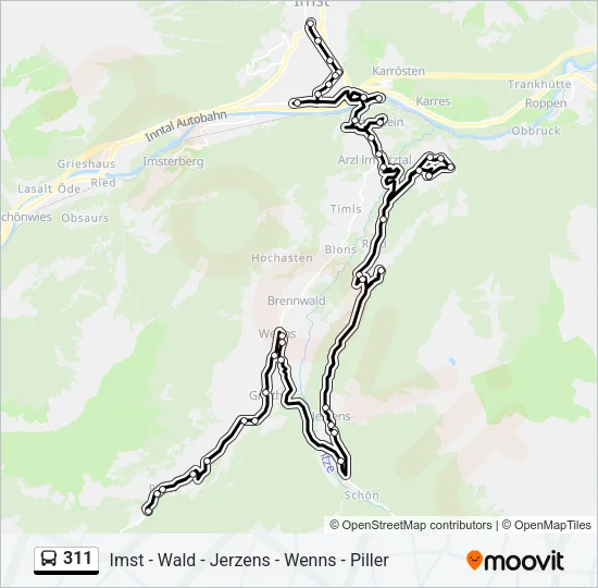 311  Line Map